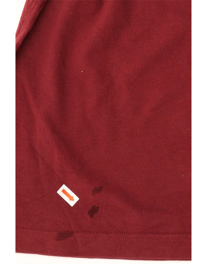 Calvin Klein T-Shirt Graphique Homme Rouge Moyen Coton