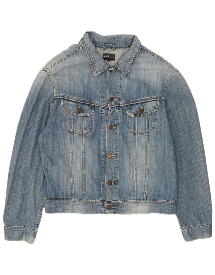 Lee Veste en Jean Homme UK 44 2XL Bleu Coton