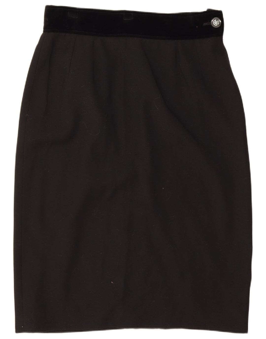 Jupe crayon Valentino pour femme UK 12 Medium W30 Noir