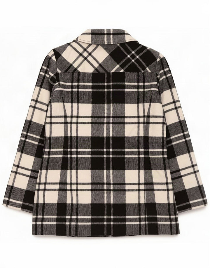 Marks & Spencer Pardessus pour femme UK 12 Medium Black Check