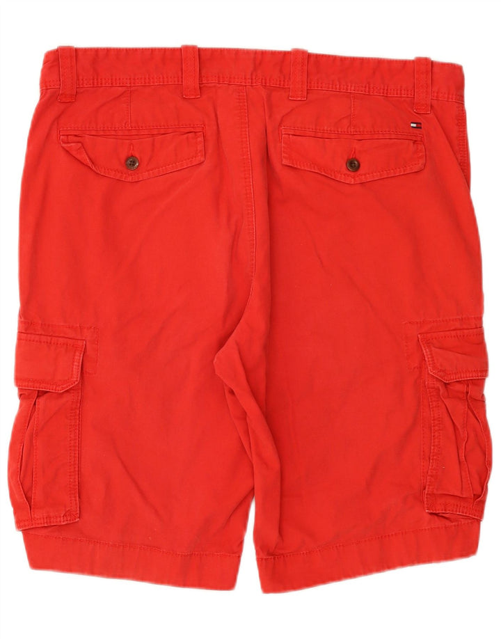 TOMMY HILFIGER Short Cargo Homme W36 Grand Rouge Coton