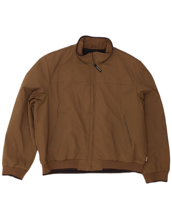 Geox Respira Veste Bomber Homme UK 48 4XL Marron Nylon