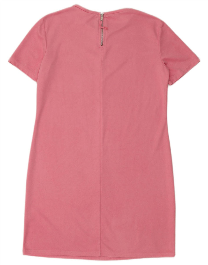Zara Robe droite pour femme UK 14 Rose moyen