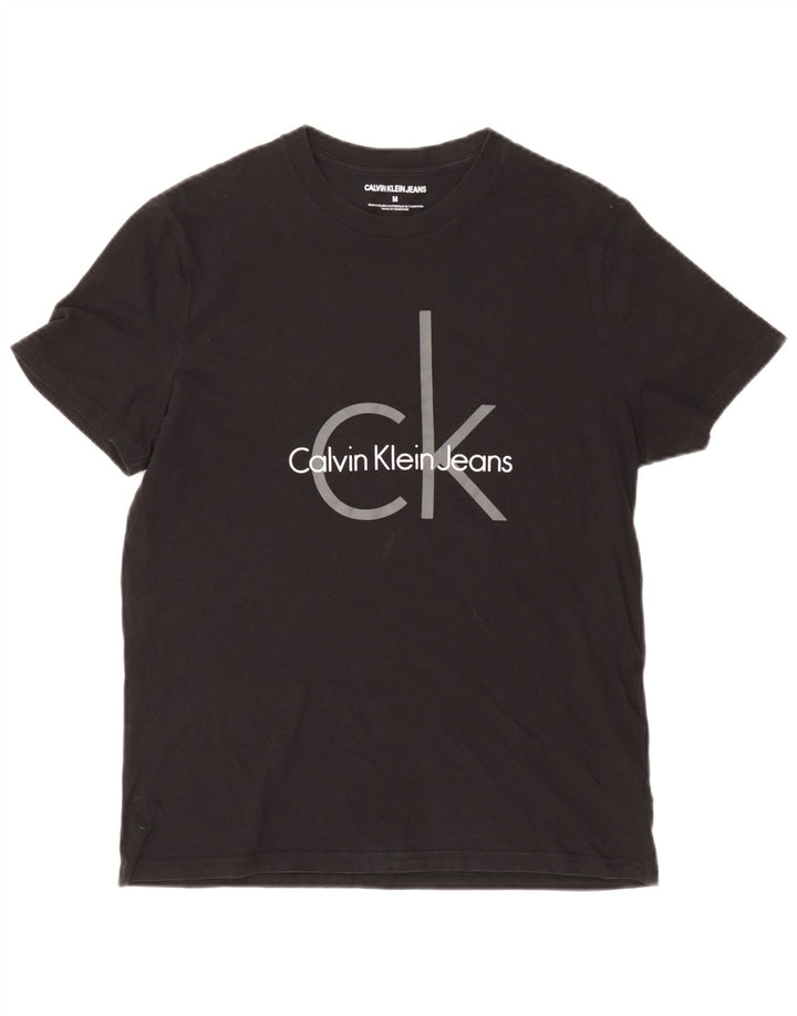 Calvin Klein Jeans T-Shirt Graphique Homme Noir Moyen