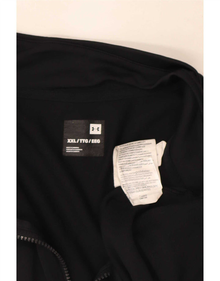 Under Armour Veste de survêtement pour homme 2XL Noir Colorblock Polyester