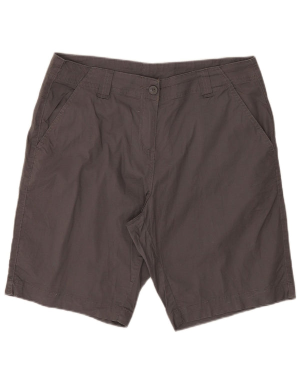 Mountain Warehouse Short Chino pour Femme UK 14 Large W34 Gris Coton