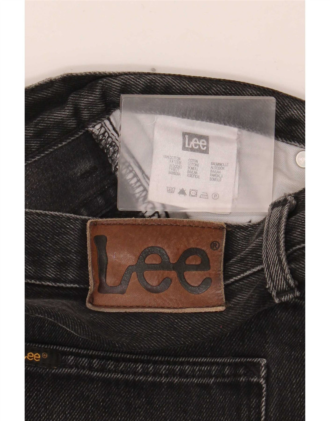 Lee Jean Droit Brooklyn Homme W36 L34 Noir Coton