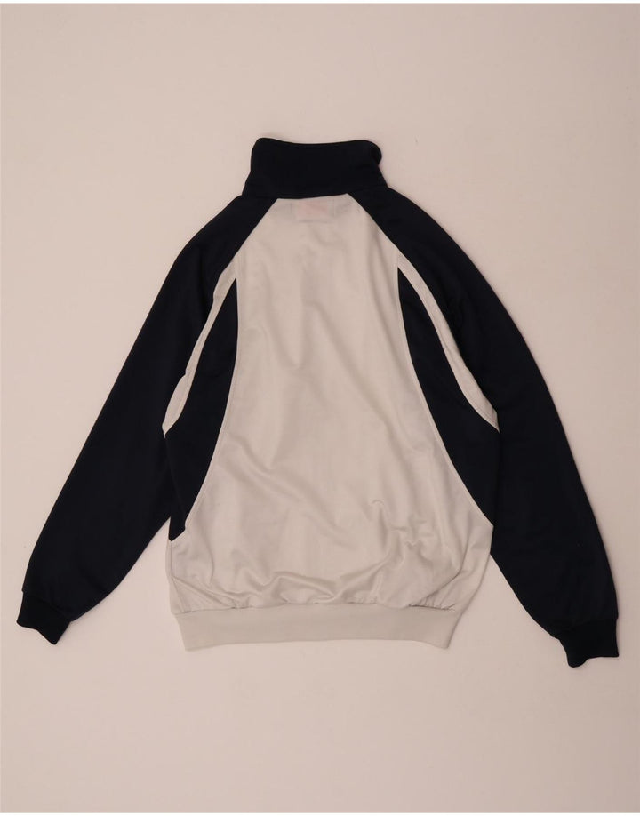 Kappa Veste de Survêtement Homme Blanc Moyen Polyester Colorblock