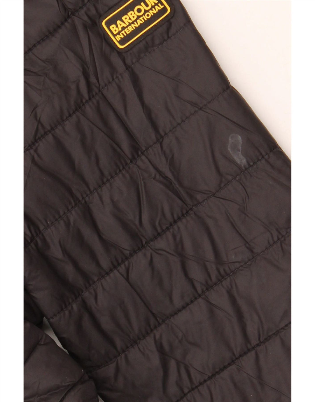 BARBOUR Veste matelassée à capuche pour femme UK 10 Small Noir Polyamide