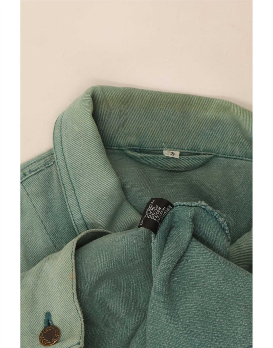C&A Gilet en jean pour homme UK 36 Petit Bleu Coton