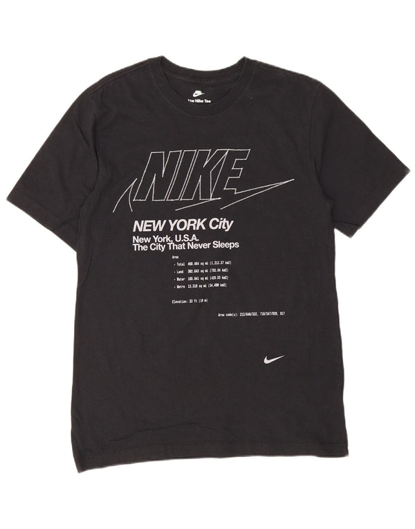 Nike Homme New York City Graphic T-Shirt Haut Noir Moyen Coton