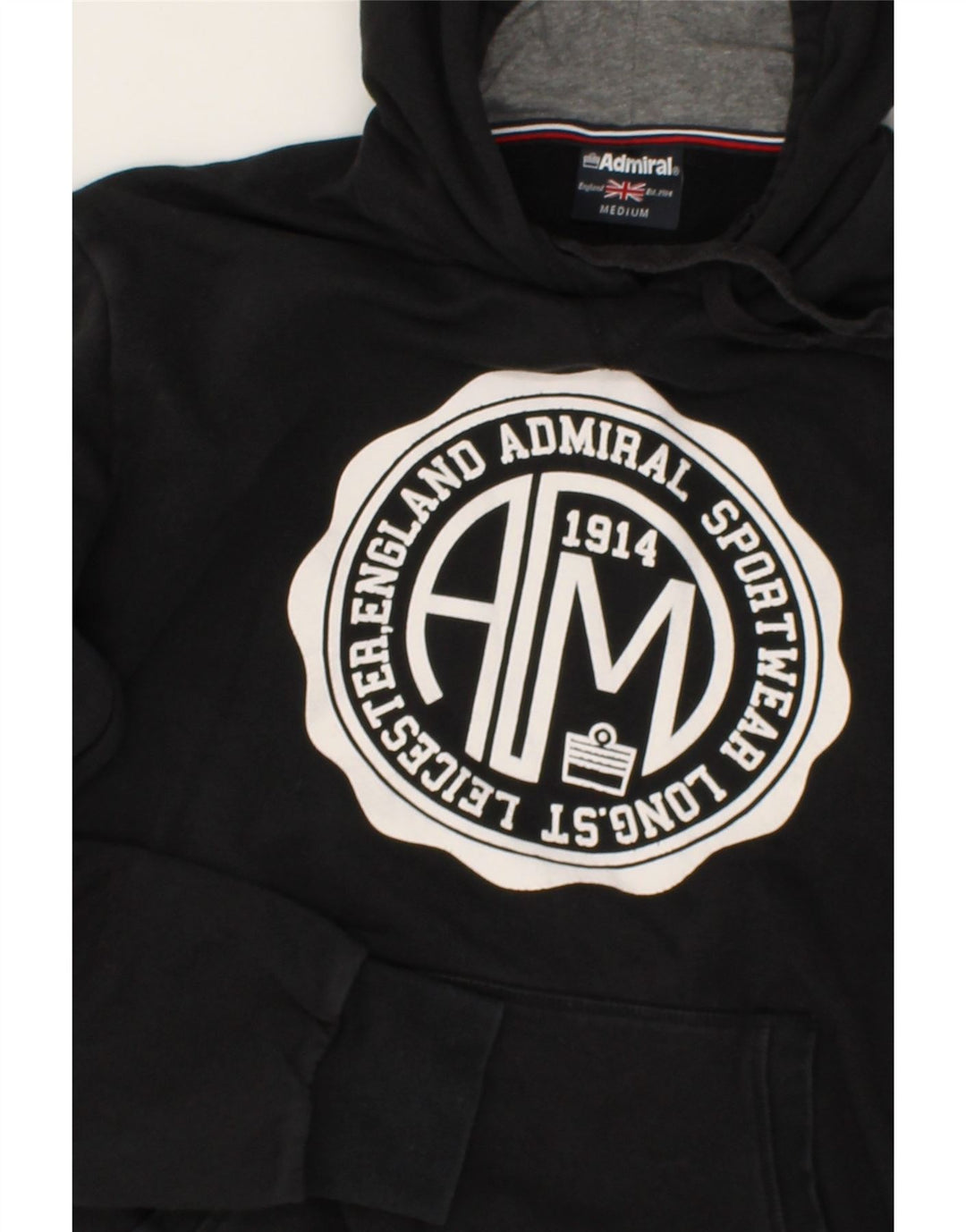 ADMIRAL Pull à Capuche Graphique Homme Noir Moyen