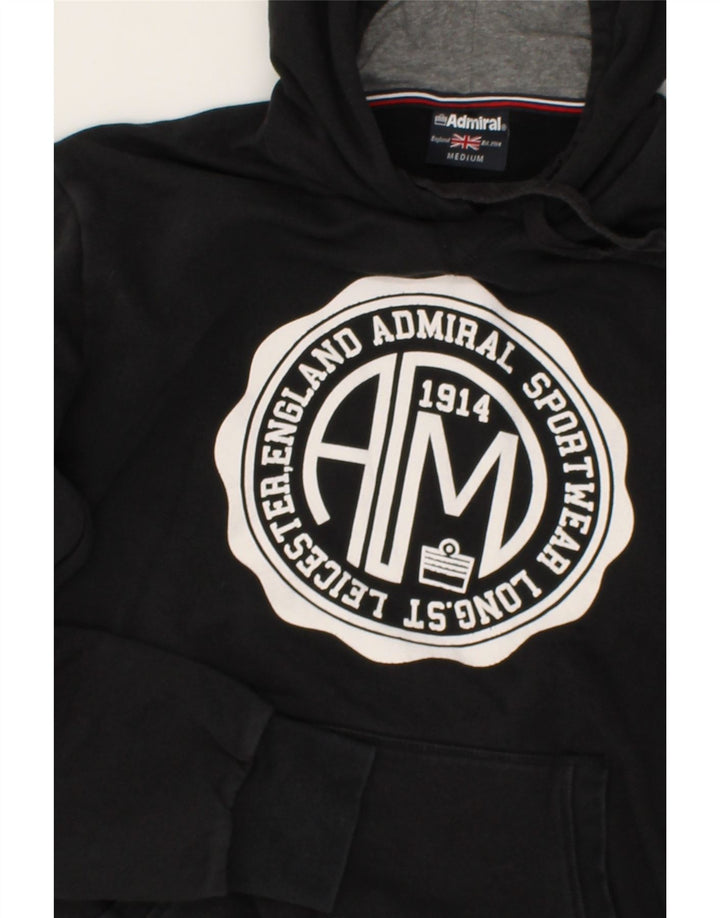 ADMIRAL Pull à Capuche Graphique Homme Noir Moyen