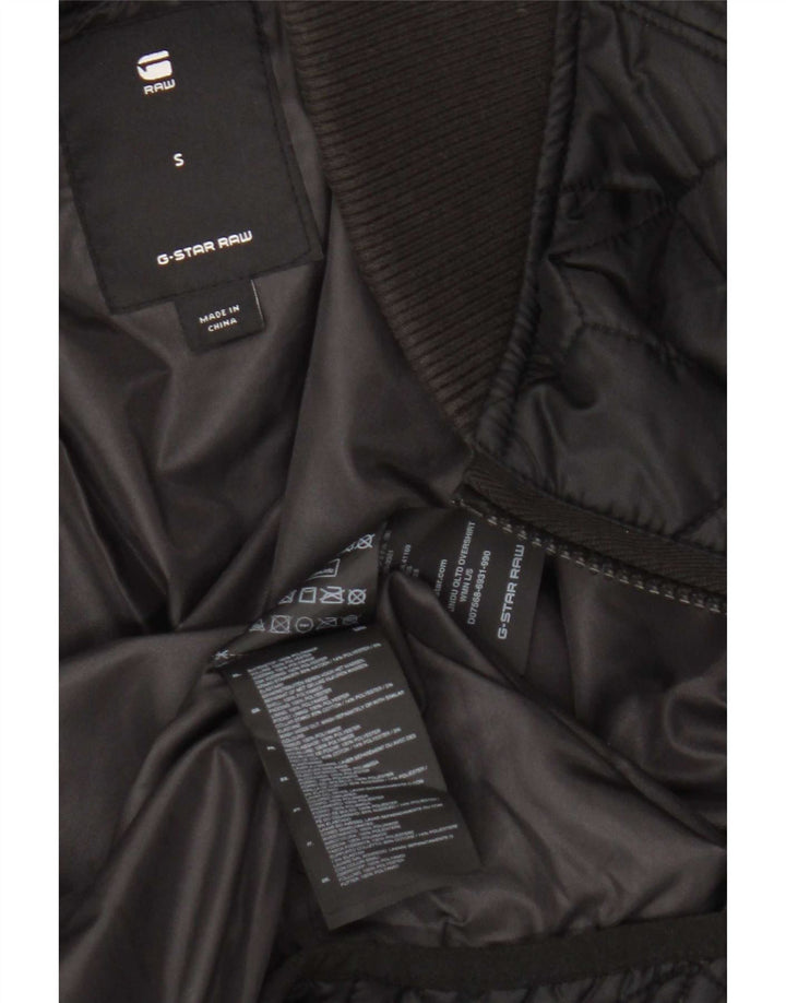 G-Star Veste bomber matelassée pour femme UK 10 Small Noir Polyamide