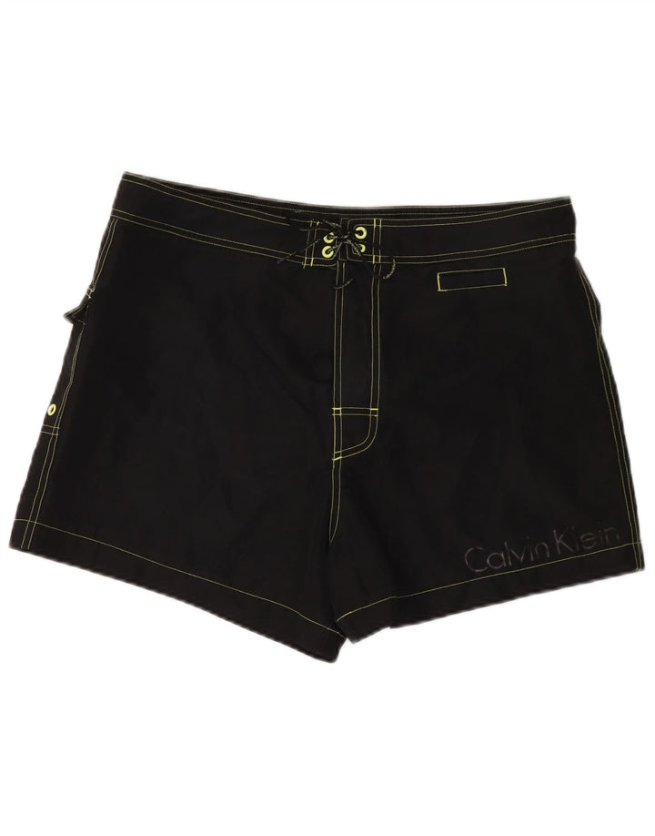 CALVIN KLEIN Short de Bain Graphique Homme Grand Noir