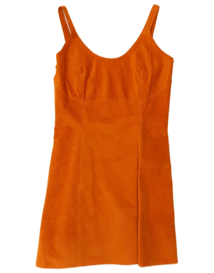 Conbipel Robe en Daim Femme IT 42 Cuir Orange Moyen