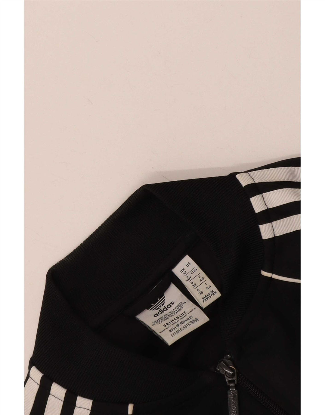 Adidas Veste de survêtement Prime Blue pour femme UK 12 Noir moyen