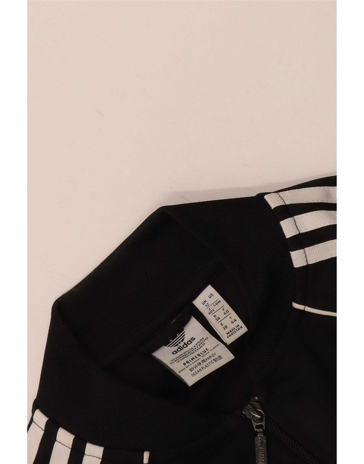 Adidas Veste de survêtement Prime Blue pour femme UK 12 Noir moyen