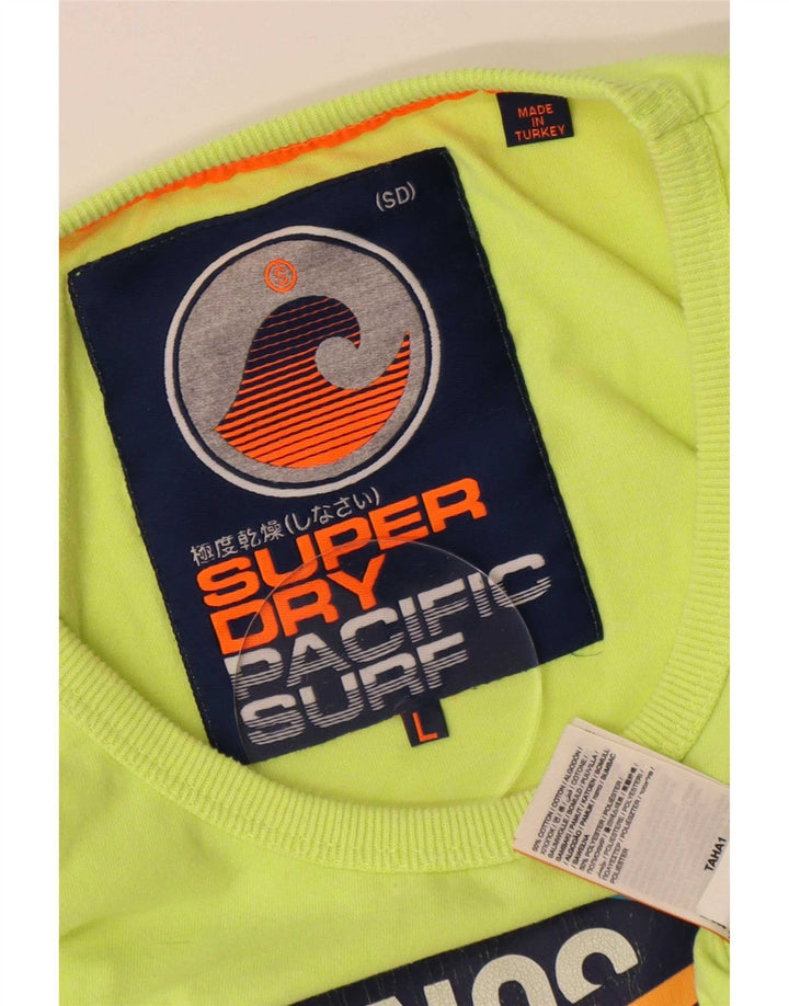 Superdry Débardeur Graphic Homme Vert Large Coton