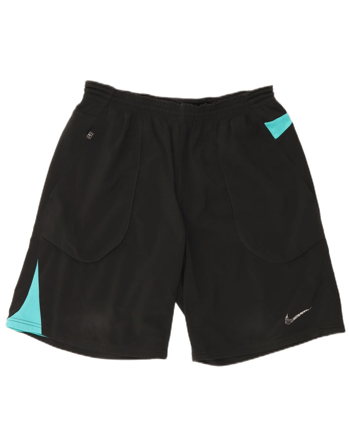 Nike Short de sport pour homme Large en polyester color block noir