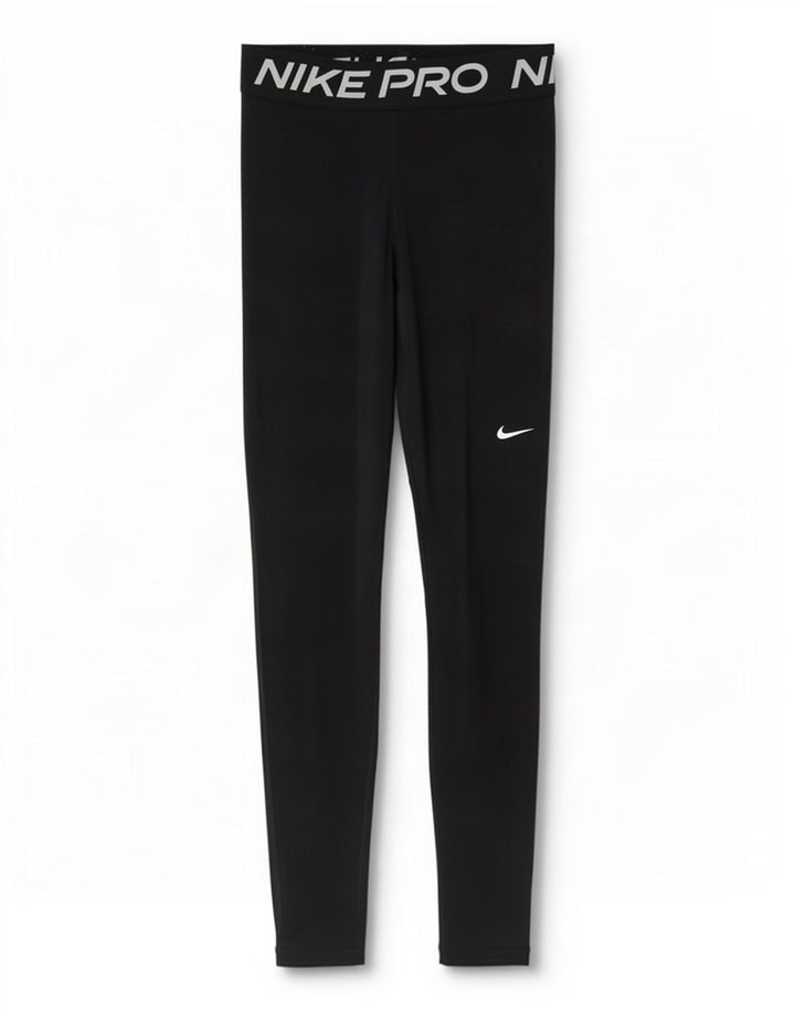 Nike Legging graphique Dri Fit pour femme UK 12 Noir moyen Polyester