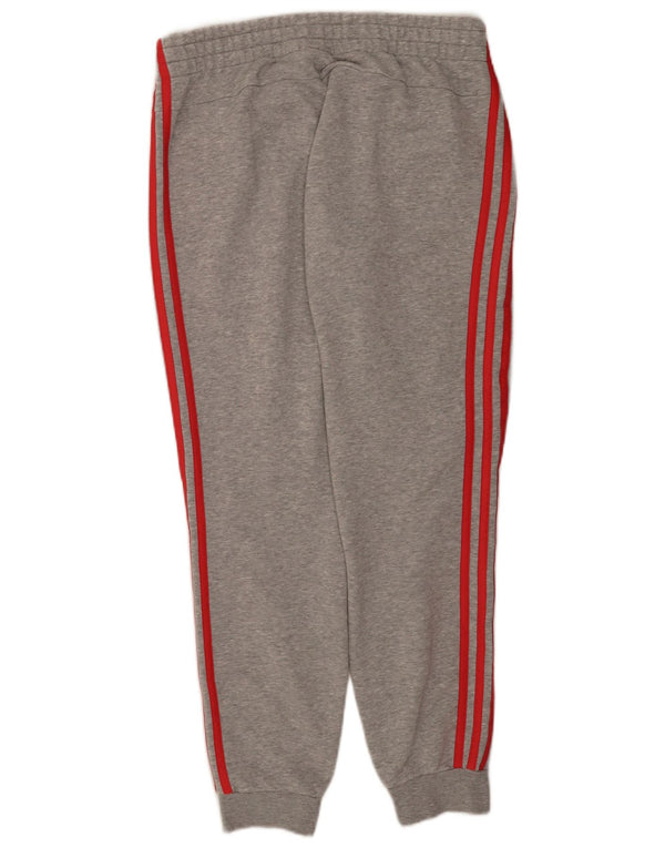 Adidas Pantalon de survêtement pour femme Joggers UK 12/14 Gris moyen Coton