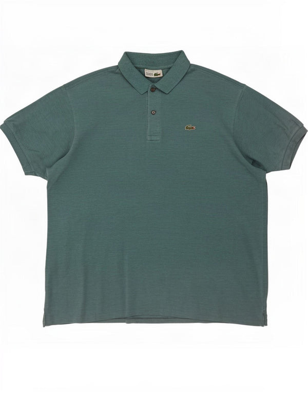 Lacoste Polo Homme Taille 7 2XL Bleu Moucheté Coton