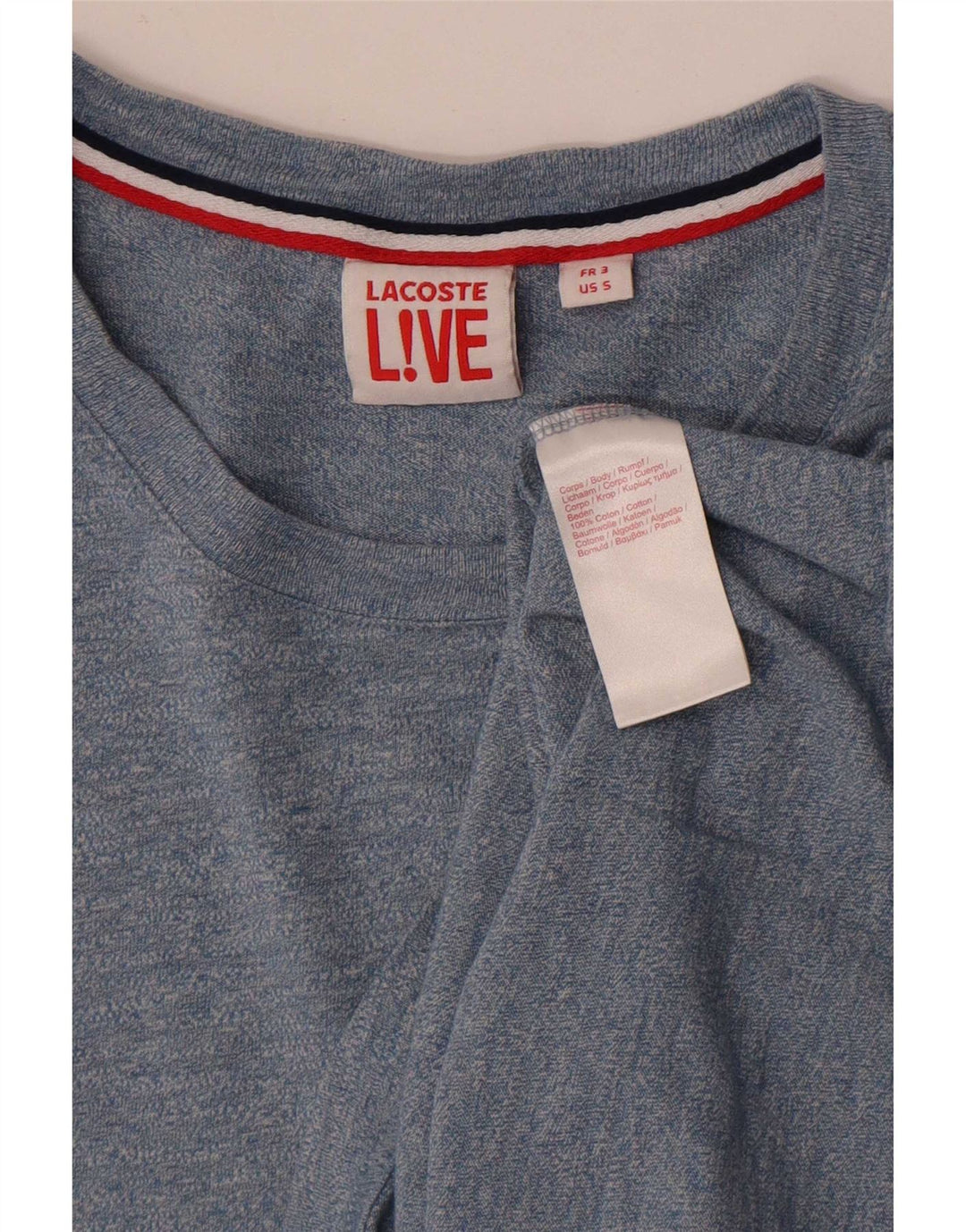 Lacoste T-Shirt Homme Taille 3 Petit Bleu