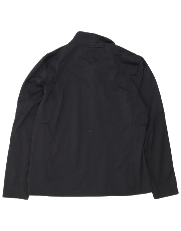 Under Armour Haut de Survêtement Zip Neck Pullover Homme Noir XL Polyester