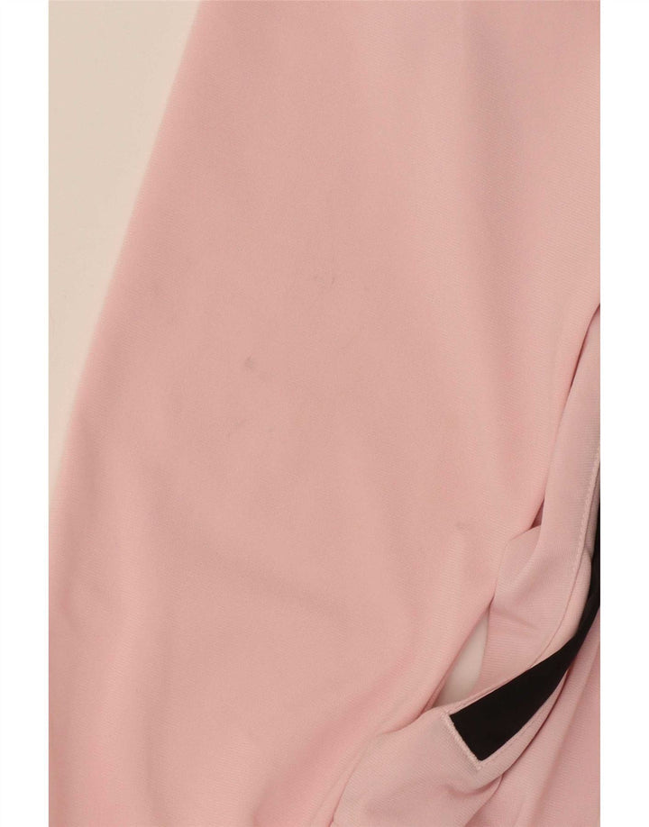 Puma Veste de survêtement surdimensionnée pour femme UK 16 Large Rose Colourblock