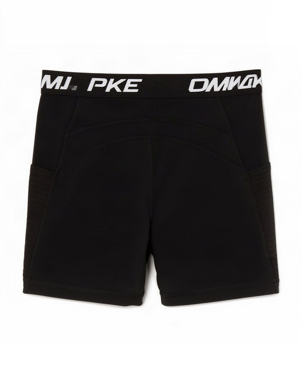 Nike Short de sport Dri Fit Graphic pour femme UK 4 XS Noir Polyester