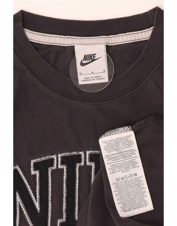 Nike T-shirt graphique en coton color block gris moyen pour homme