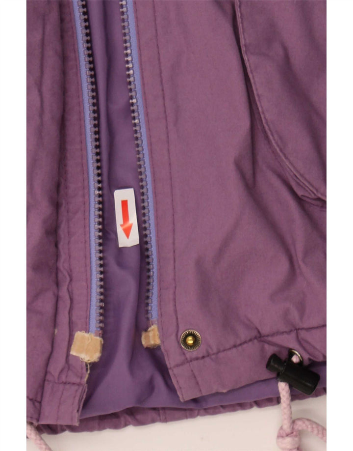 Etirel Manteau coupe-vent surdimensionné pour femme IT 44 Violet moyen Polyester