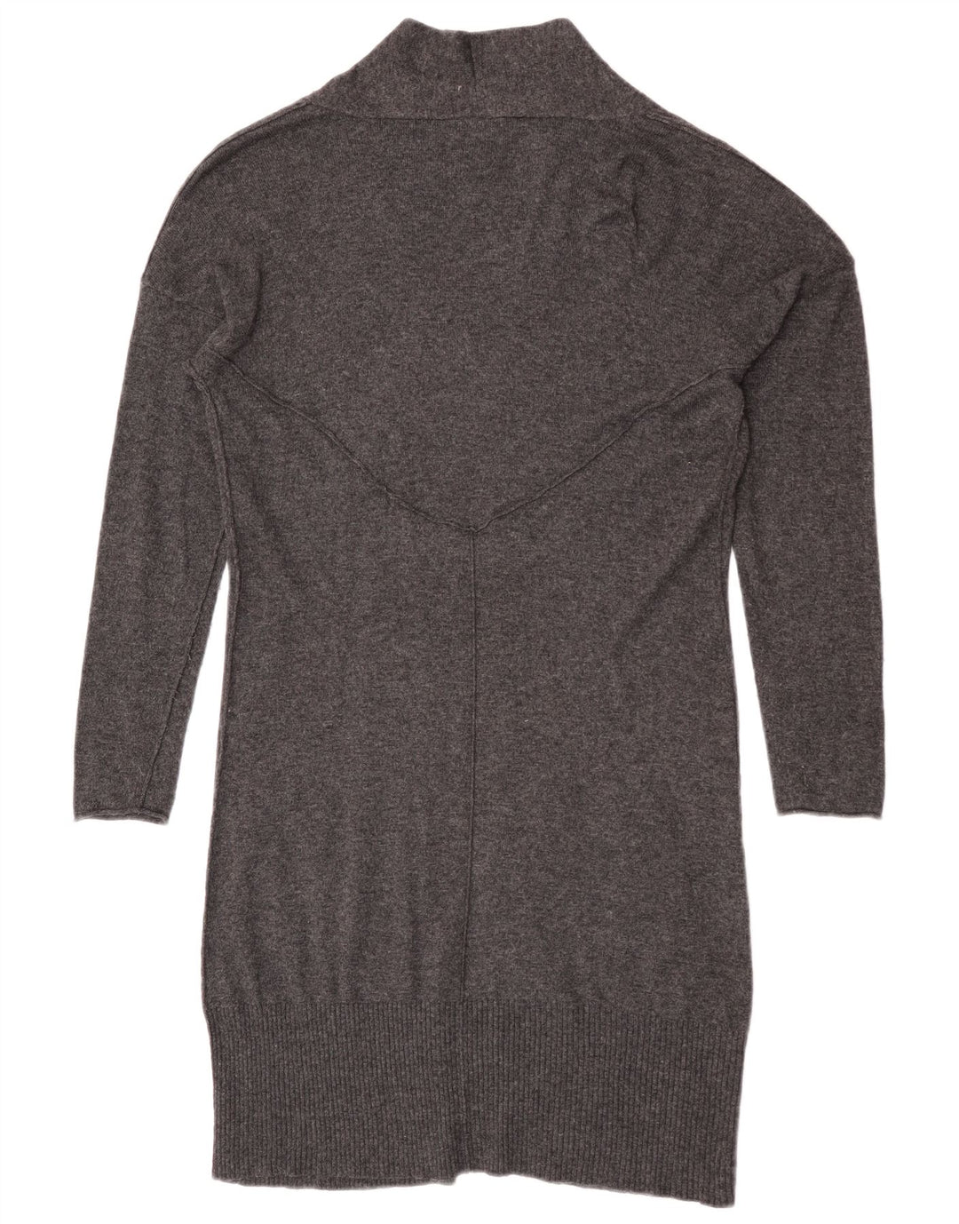 White Stuff Cardigan ouvert long pour femme UK 44 Viscose gris moyen