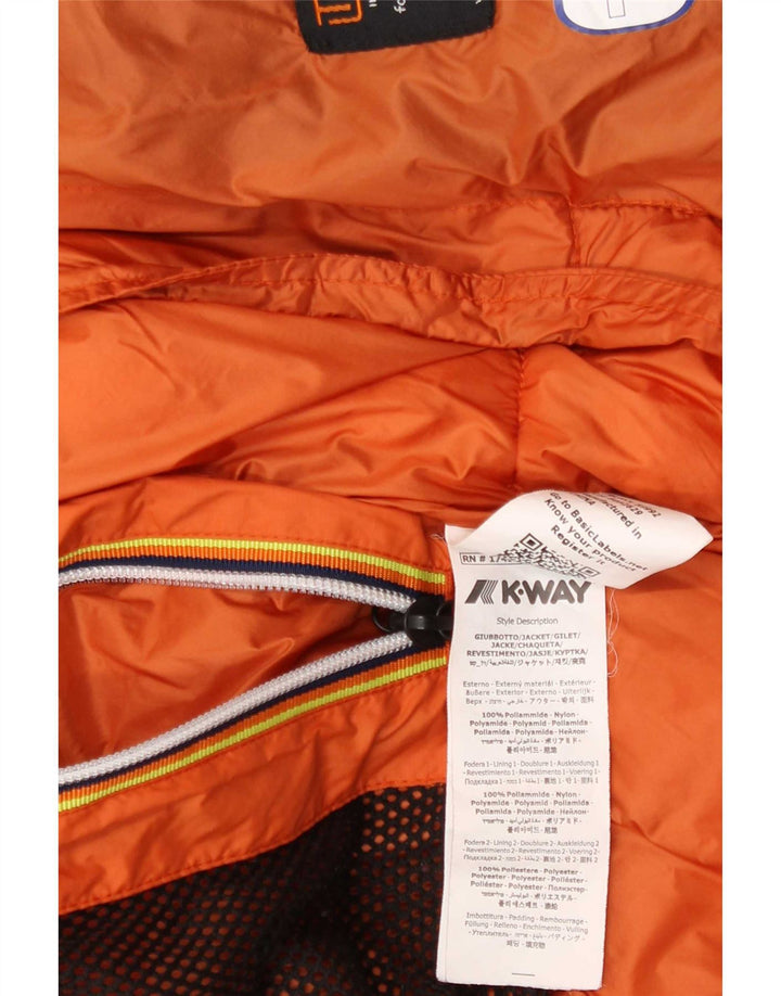 K-Way Veste matelassée à capuche garçon 13-14 ans Orange Polyester