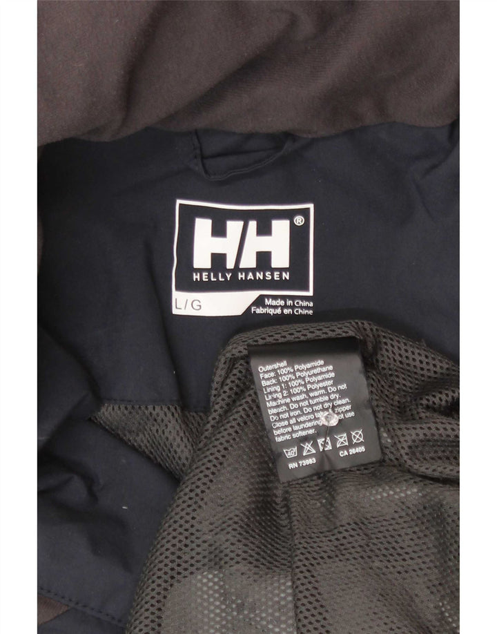 Helly Hansen Veste coupe-vent pour homme UK 40 Large Navy Blue Colourblock