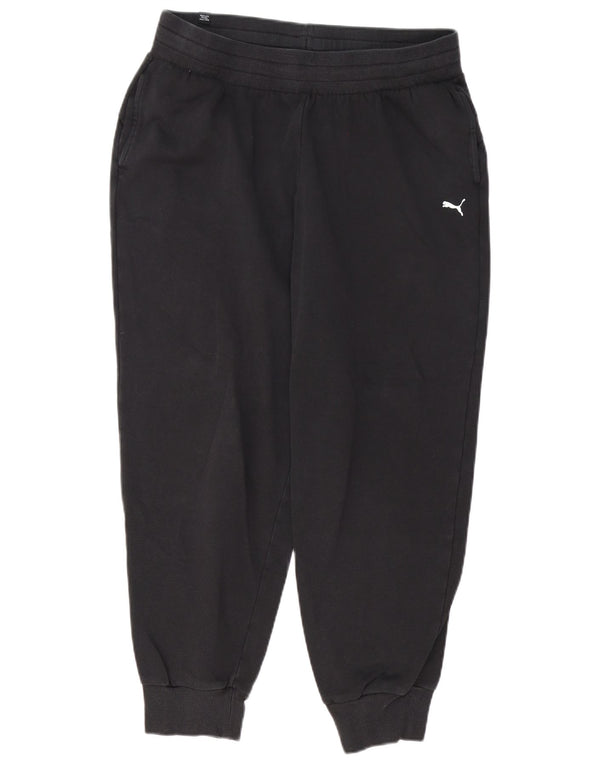 Puma Pantalon de survêtement pour homme en coton noir Taille L