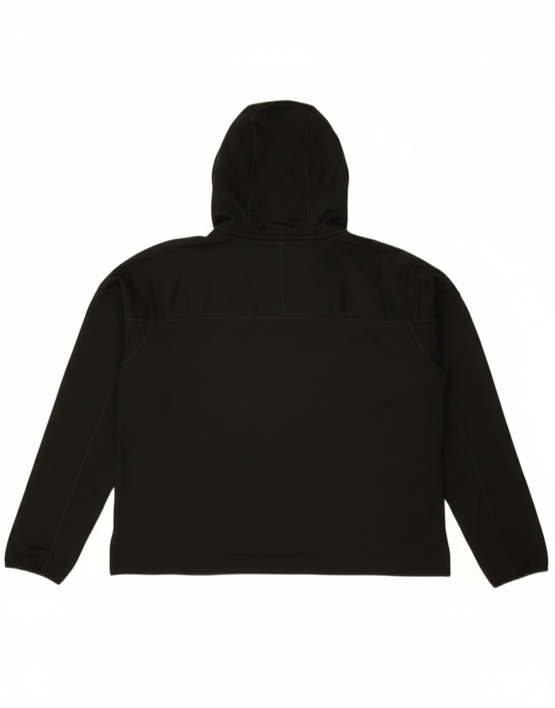 Nike Femme Running Crop Graphic Sweat à capuche UK 14 Medium Noir Polyester