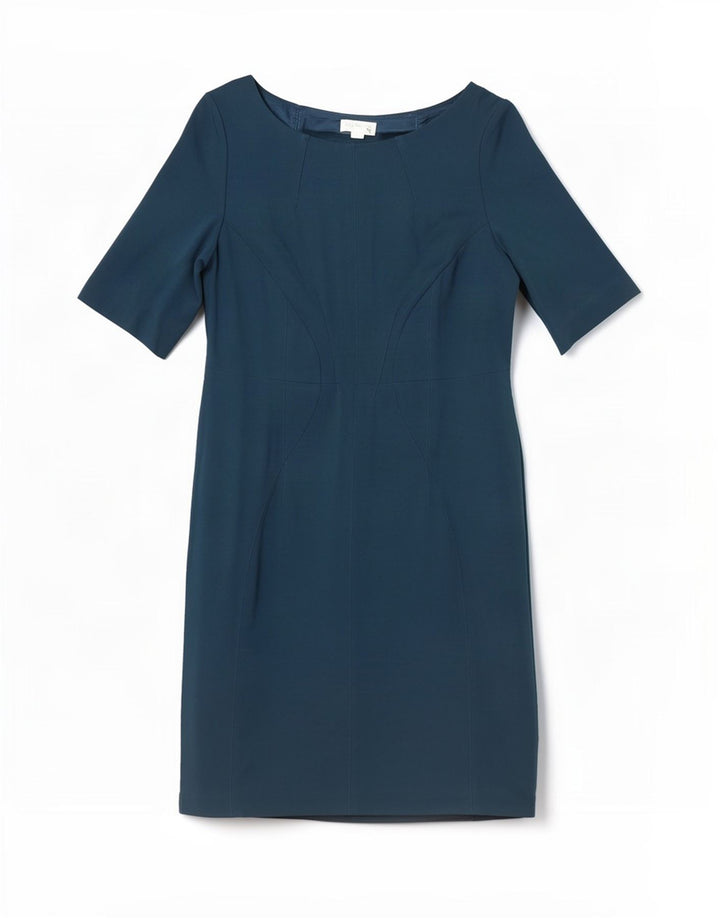 Monsoon Robe fourreau pour femme UK 18 XL Bleu Viscose