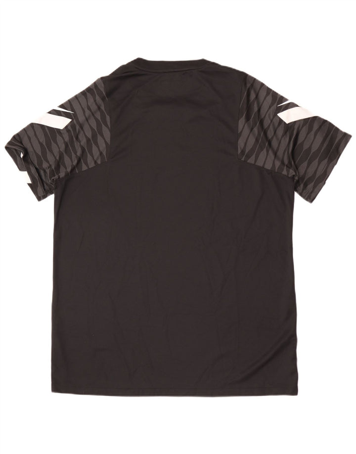 Nike Hommes Dri Fit Slim Graphic T-Shirt Top XL Noir Polyester