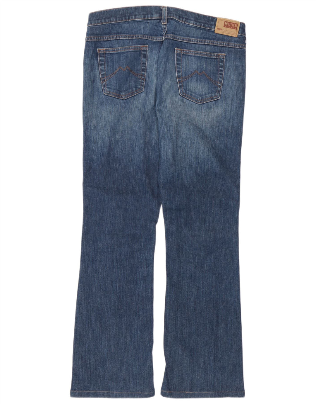 Jeans Bootcut Femme Mustang W30 L29 Bleu Coton