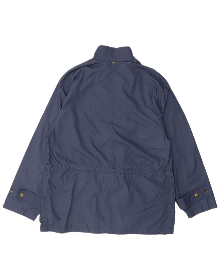 Veste utilitaire homme vintage IT 44/46 petit polyester bleu