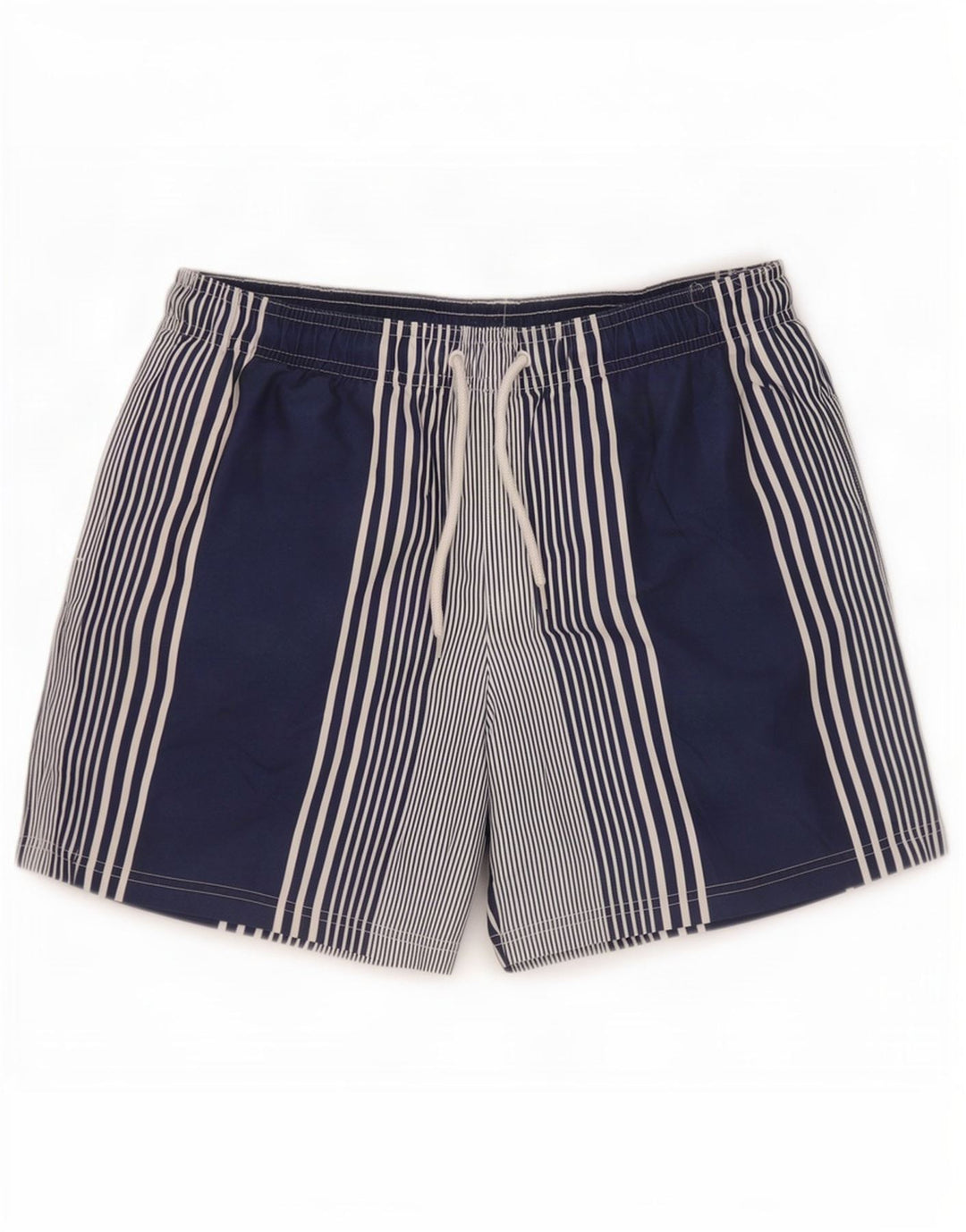 Marks & Spencer Short de bain homme grand bleu marine rayé polyester