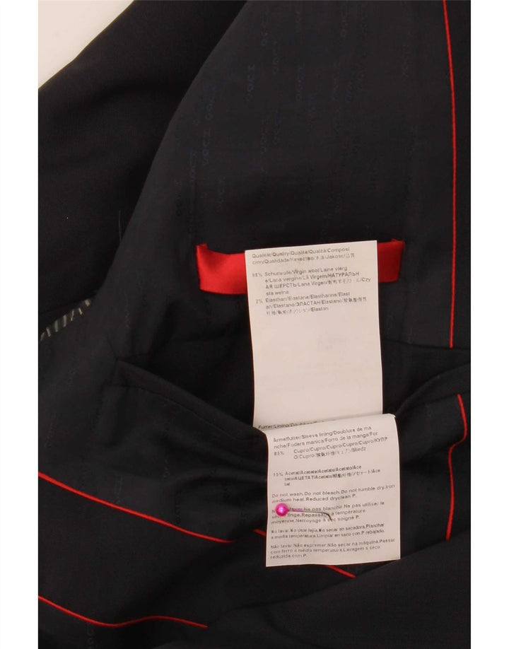 Hugo Boss Veste blazer à 2 boutons pour homme UK 50 Grande laine bleu marine