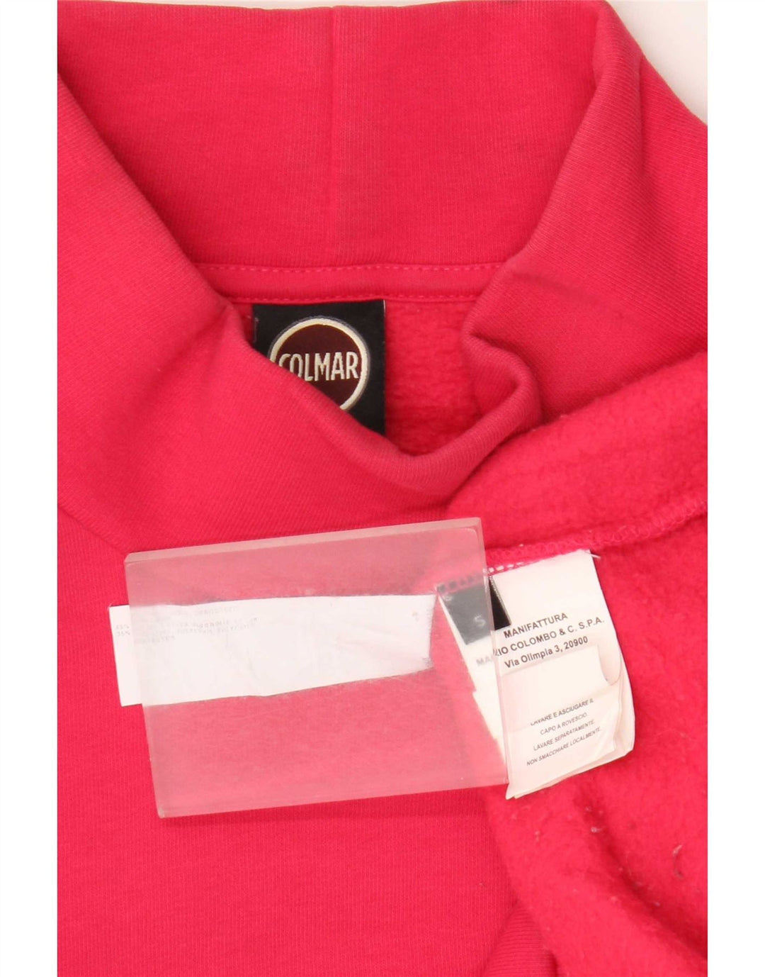 Colmar Sweat-shirt surdimensionné graphique pour femme UK 10 Petit coton rose