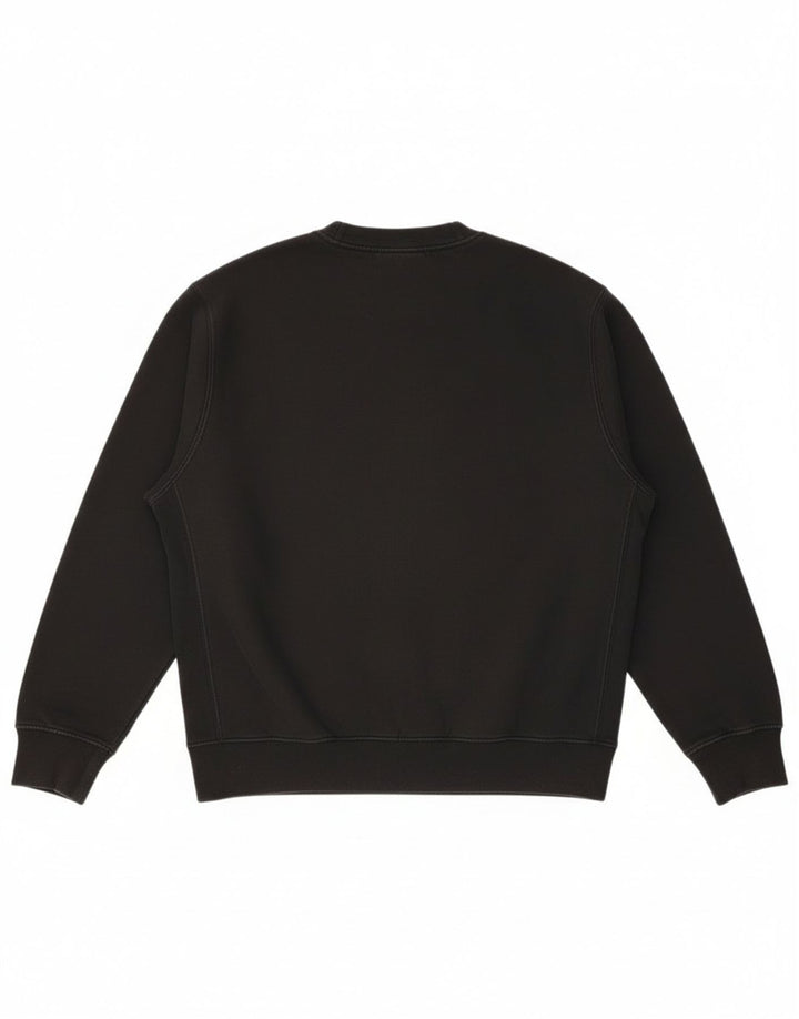 Nike Sweat-shirt pour homme en coton noir Taille S