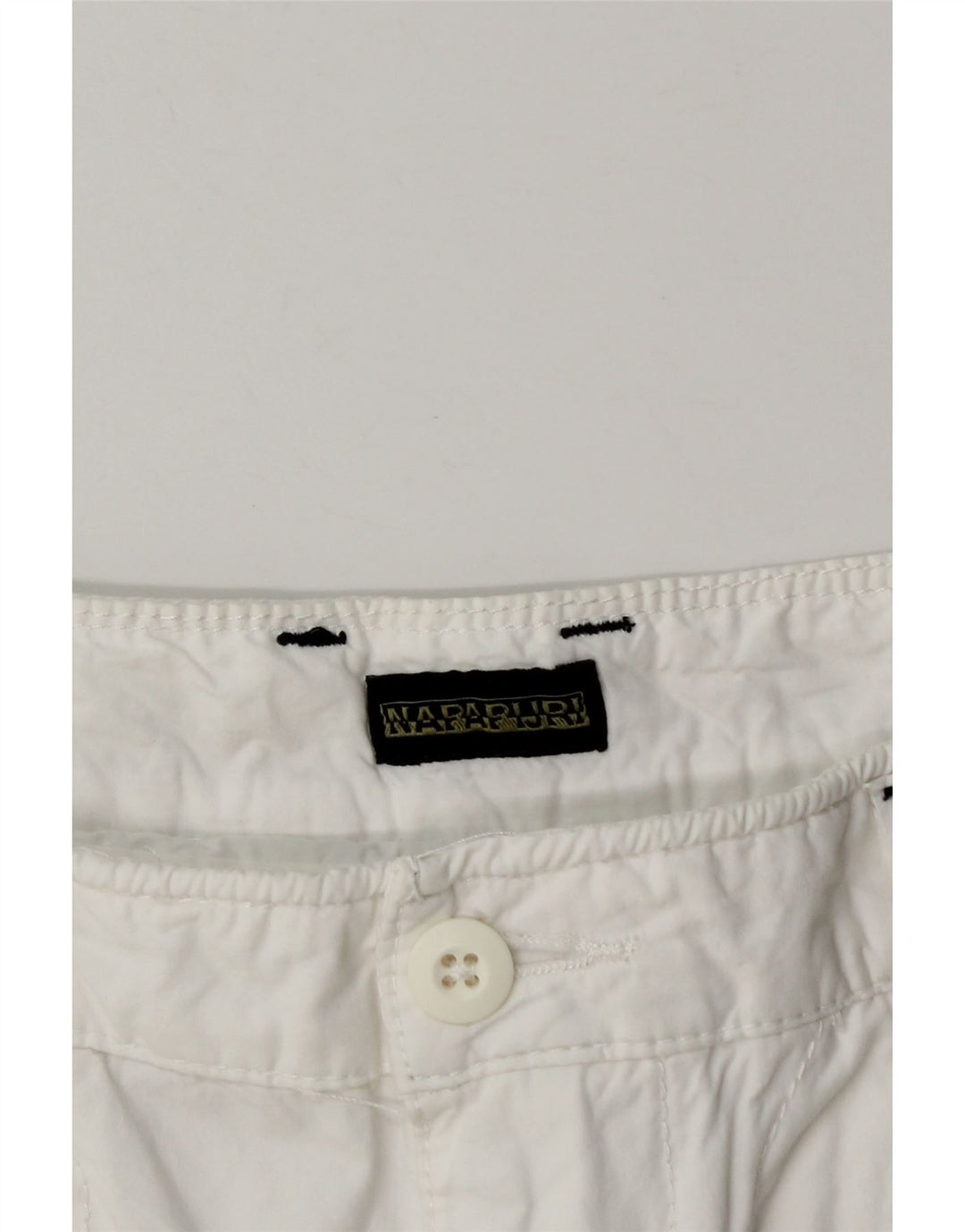 Napapijri Short Cargo Graphique W30 Homme Blanc Moyen