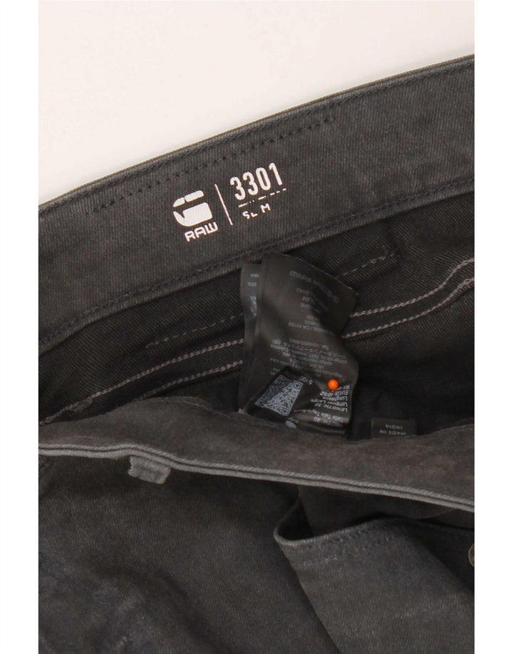 G-Star Jean Slim 3301 Homme W40 L32 Gris Coton