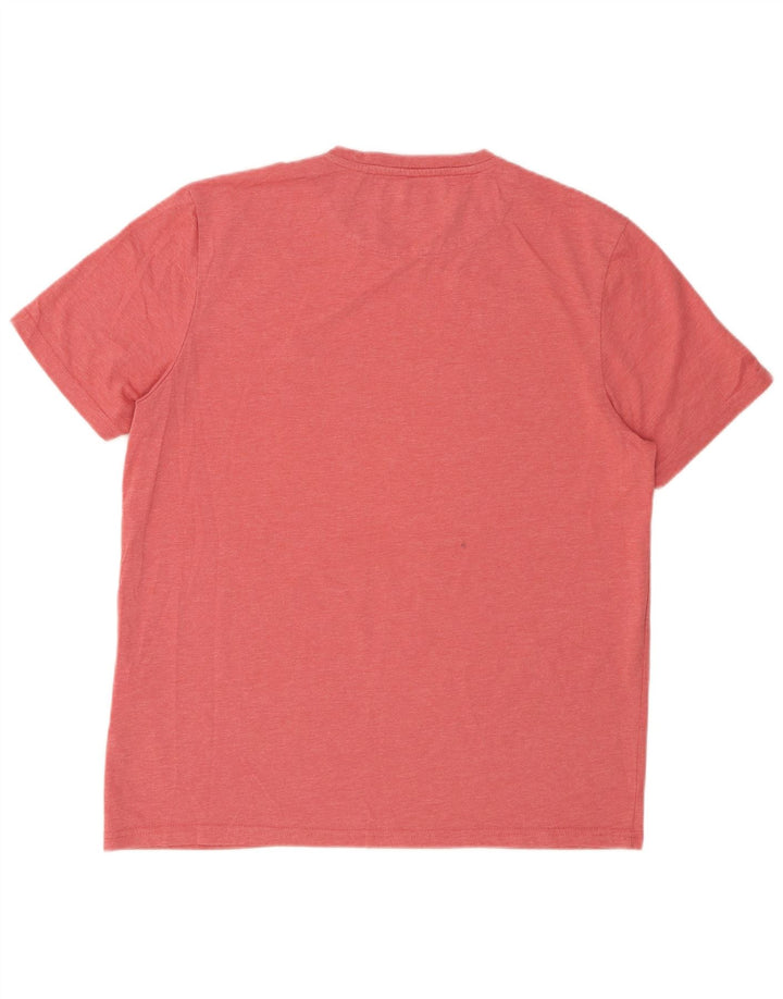 LYLE & SCOTT T-Shirt Homme Haut Large Rouge Polyester