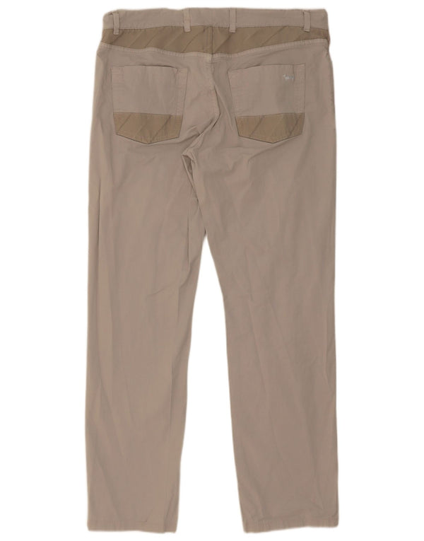 Harmont & Blaine Pantalon décontracté slim pour homme IT 52 XL W38 L31 Gris Coton